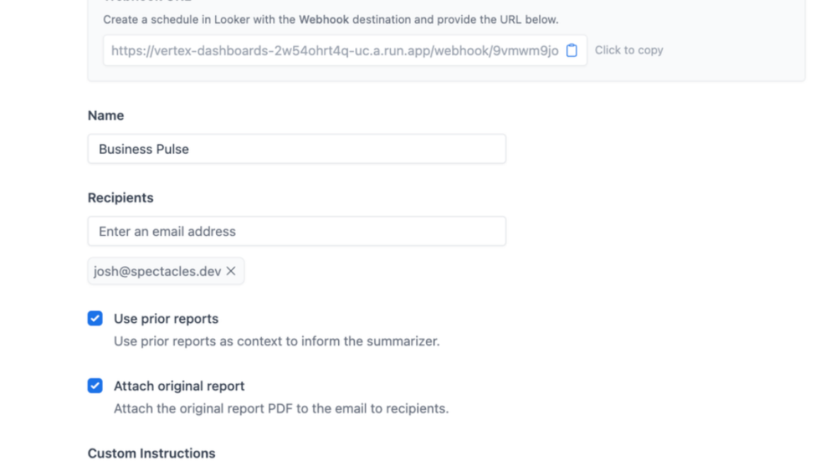 Winners of the 2024 Looker Hackathon (Vertex AI Edition)