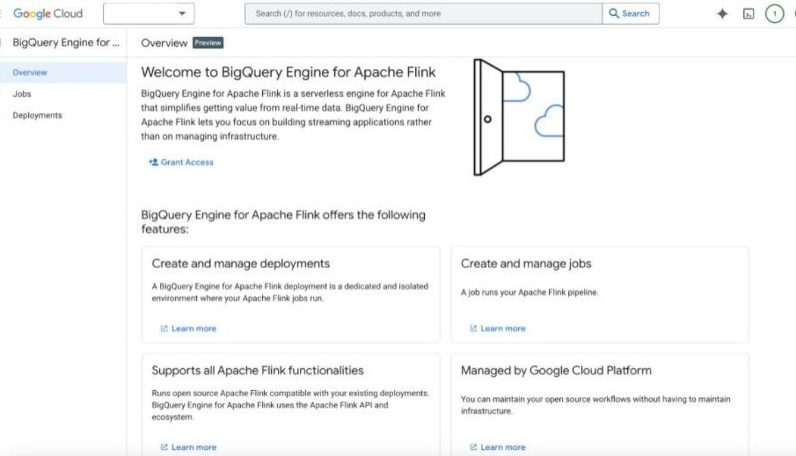 Real-time data for real-world AI with support for Apache Flink in BigQuery