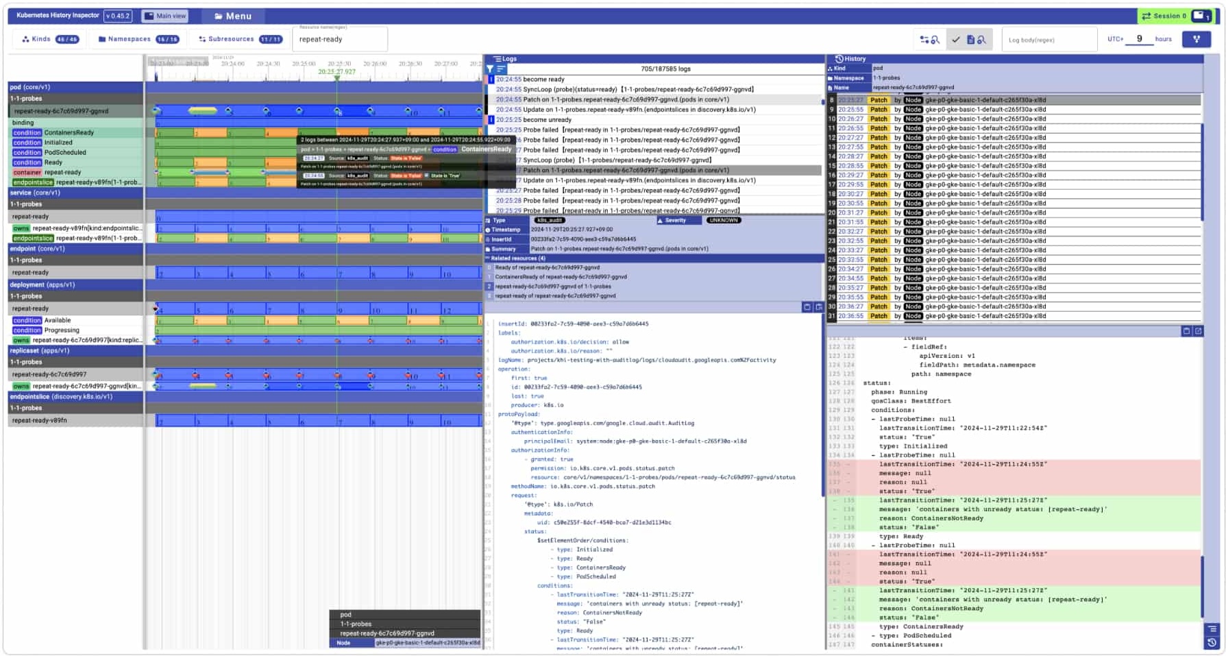GCP – Meet Kubernetes History Inspector, a log visualization tool for Kubernetes clusters