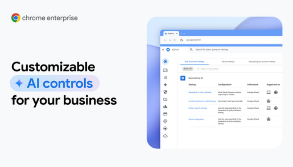 Managing GenAI with Chrome Enterprise