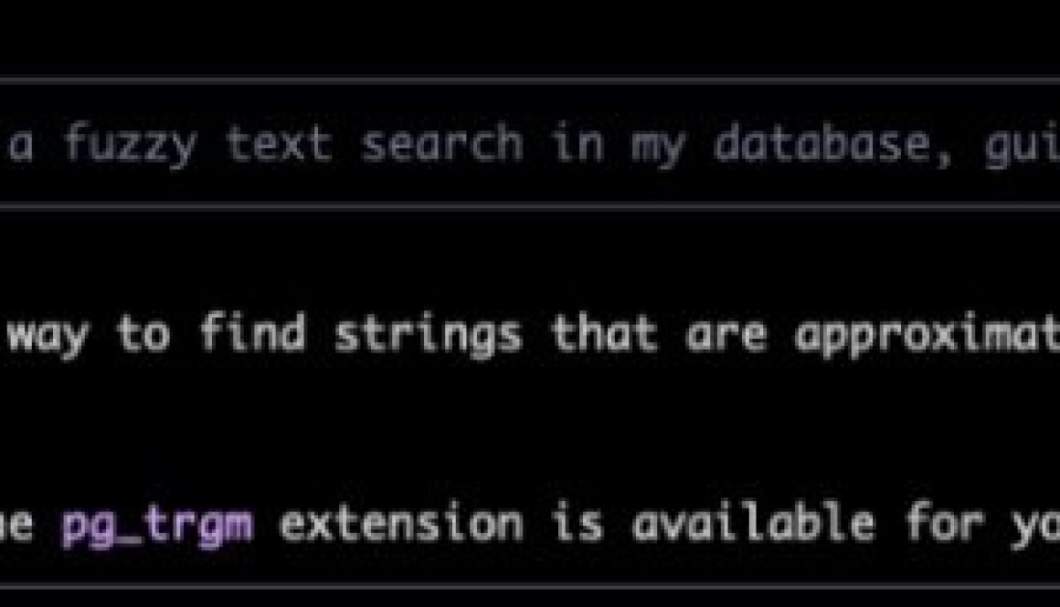 Gemini CLI extension for PostgreSQL in action: Build a fuzzy search feature in minutes